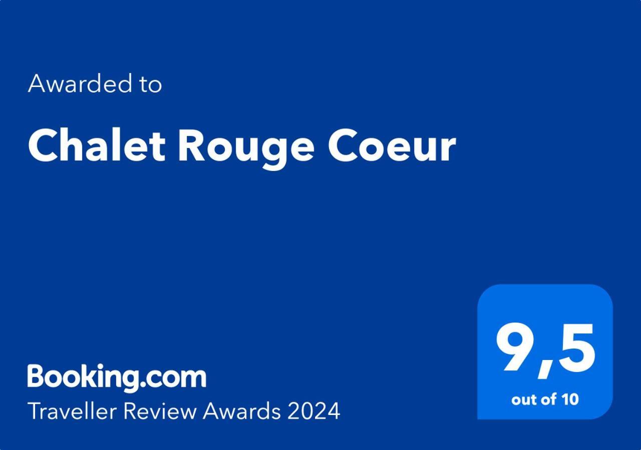 Chalet Rouge Coeur Bex Luaran gambar