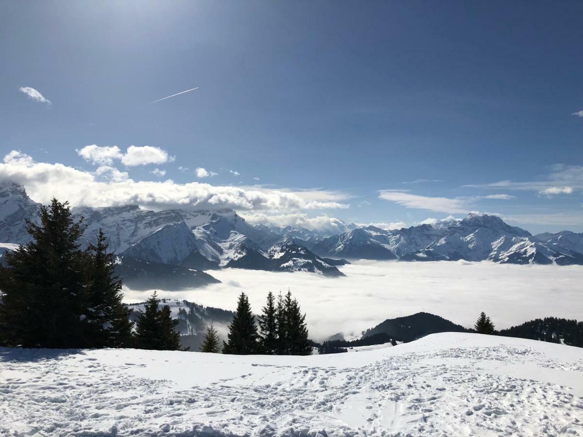 Chalet Rouge Coeur Bex Luaran gambar